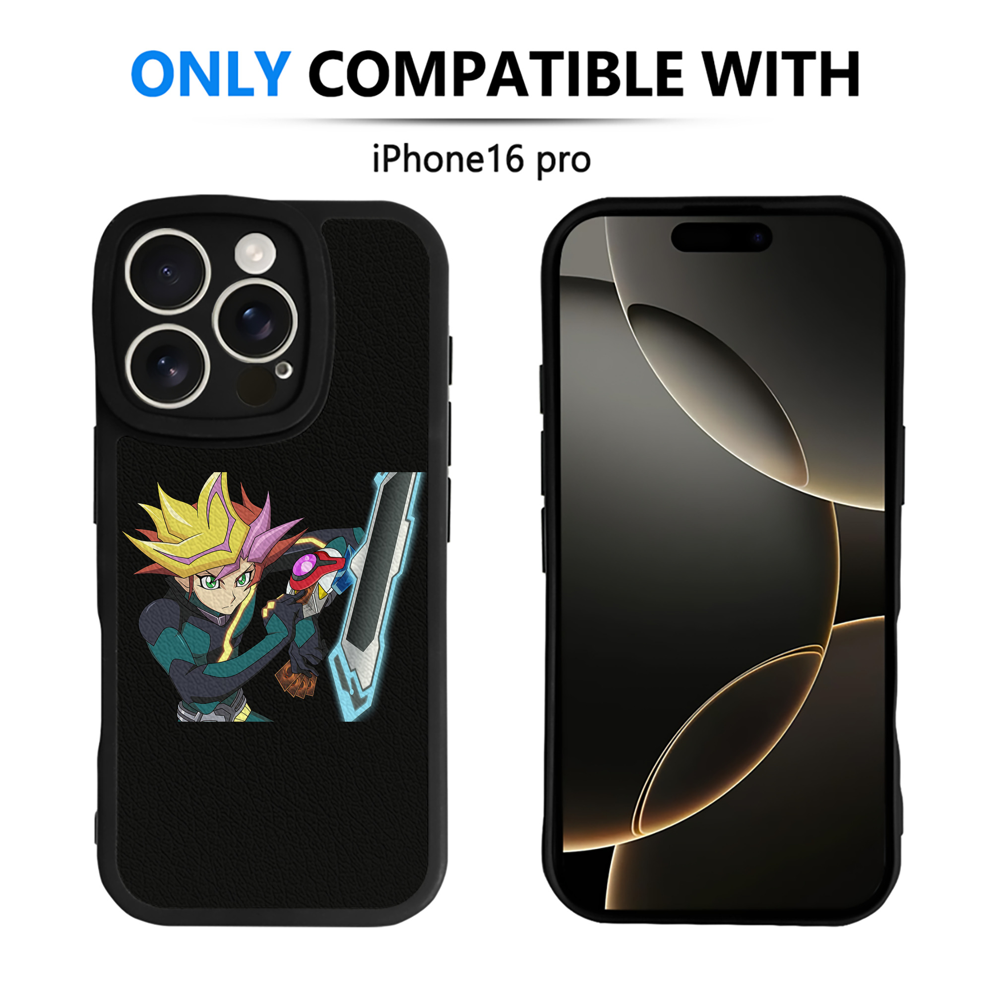 遊☆戯☆王 Yu-Gi-Oh! 【iPhone 16シリーズ対応】シリコンスマホケース（レザー調） 材質：シリコン